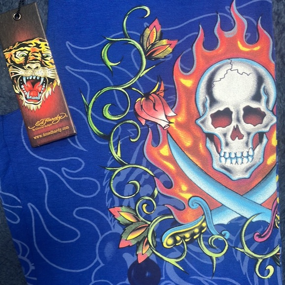 Ed Hardy Vintage Sweatpants Jogger Rare Vintage NWT Medium - Picture 2 of 9